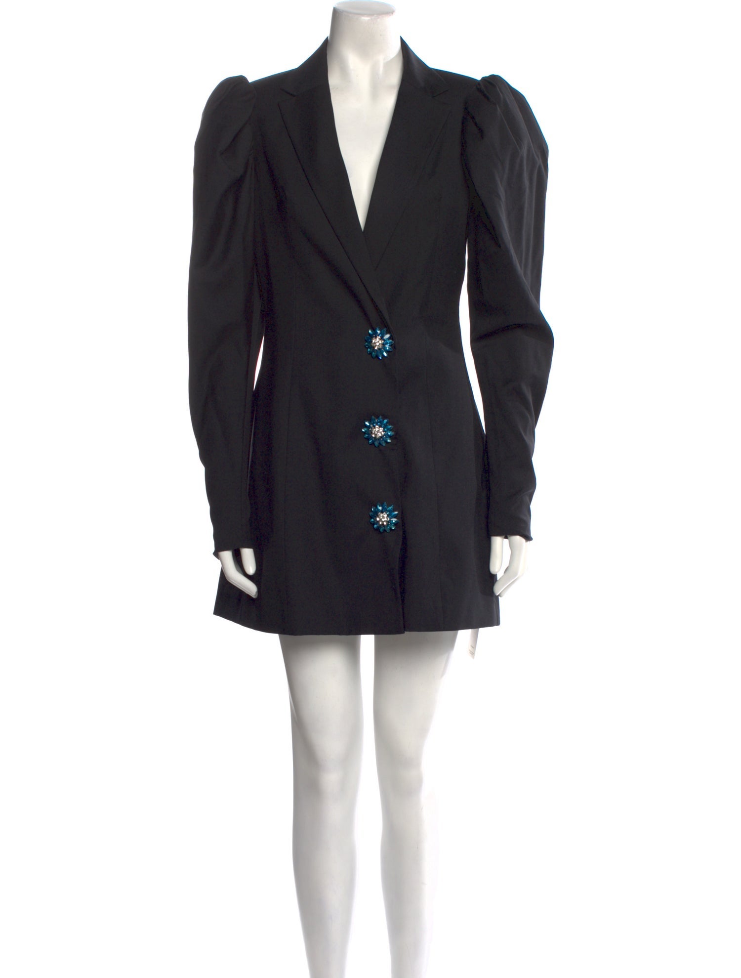 ROTATE Birger Christensen V-Neck Mini Dress