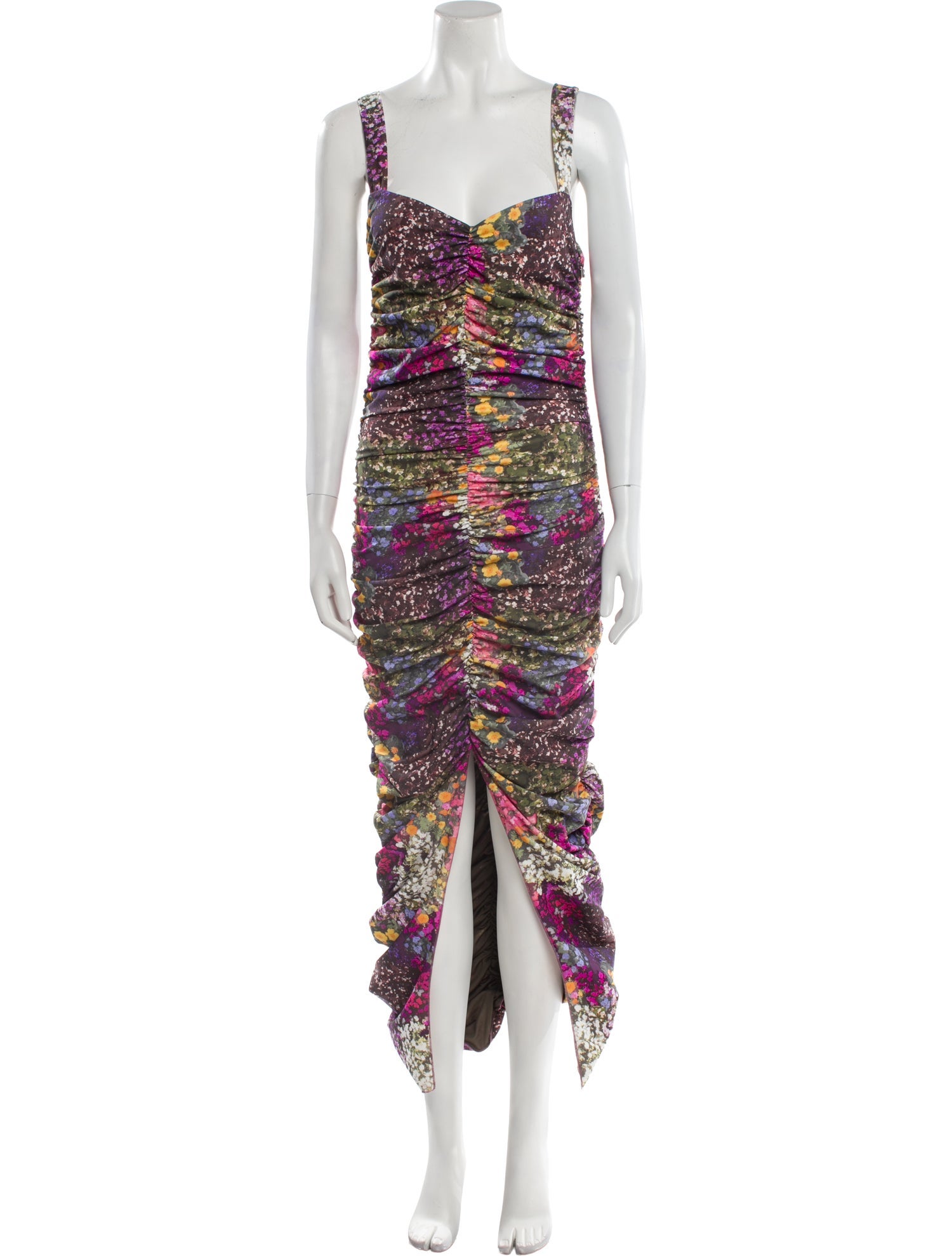 ROTATE Birger Christensen Printed Long Dress