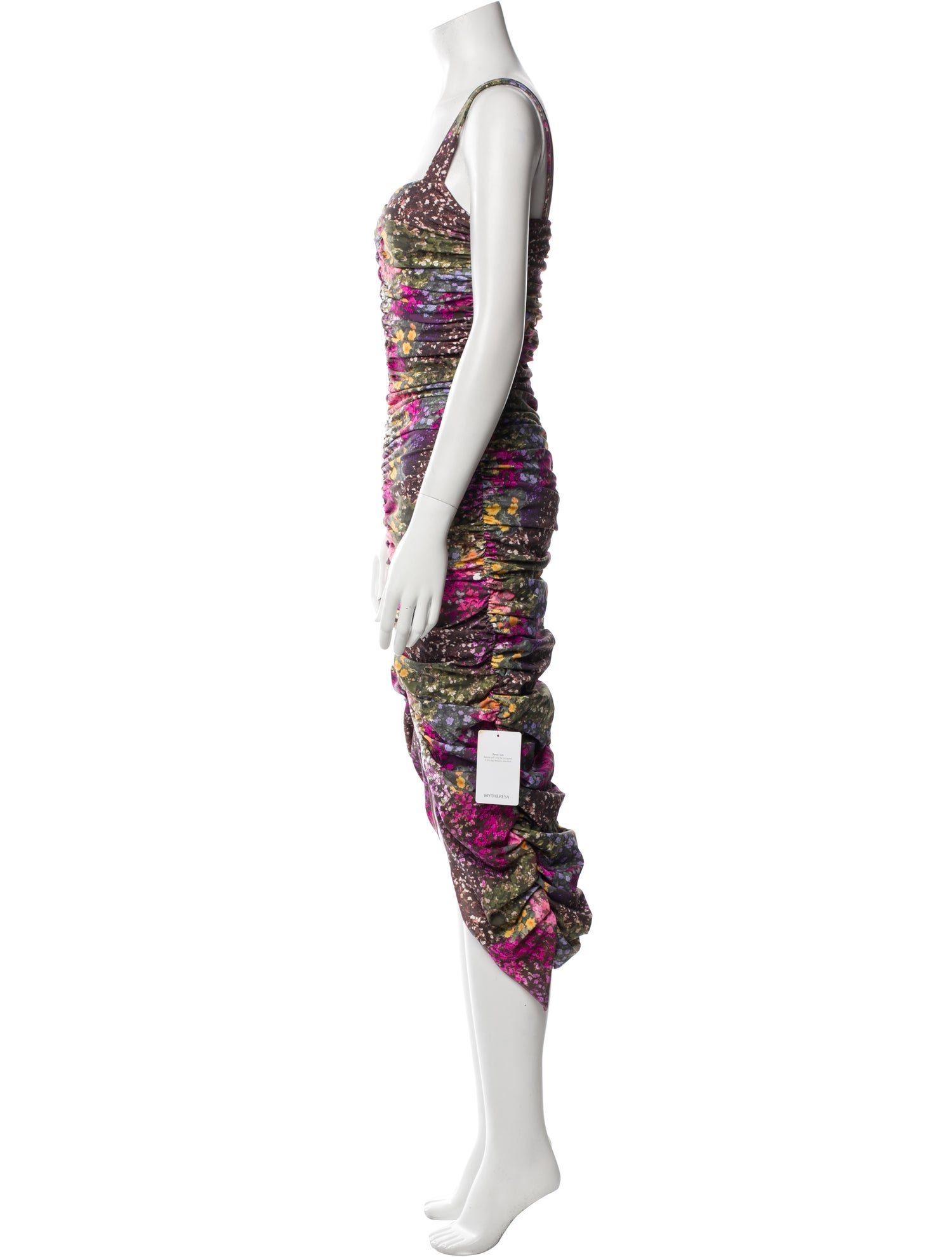 ROTATE Birger Christensen Printed Long Dress w/ Tags