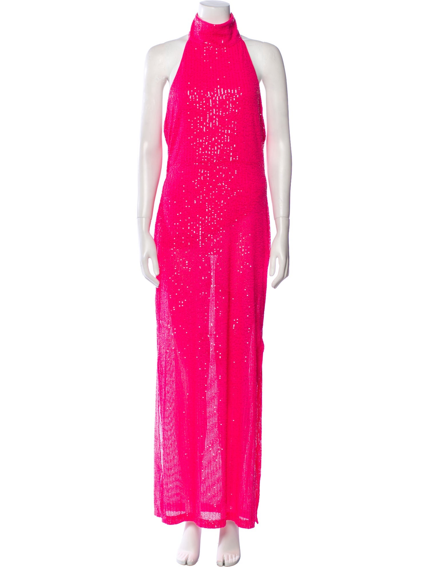 ROTATE Birger Christensen Halterneck Long Dress