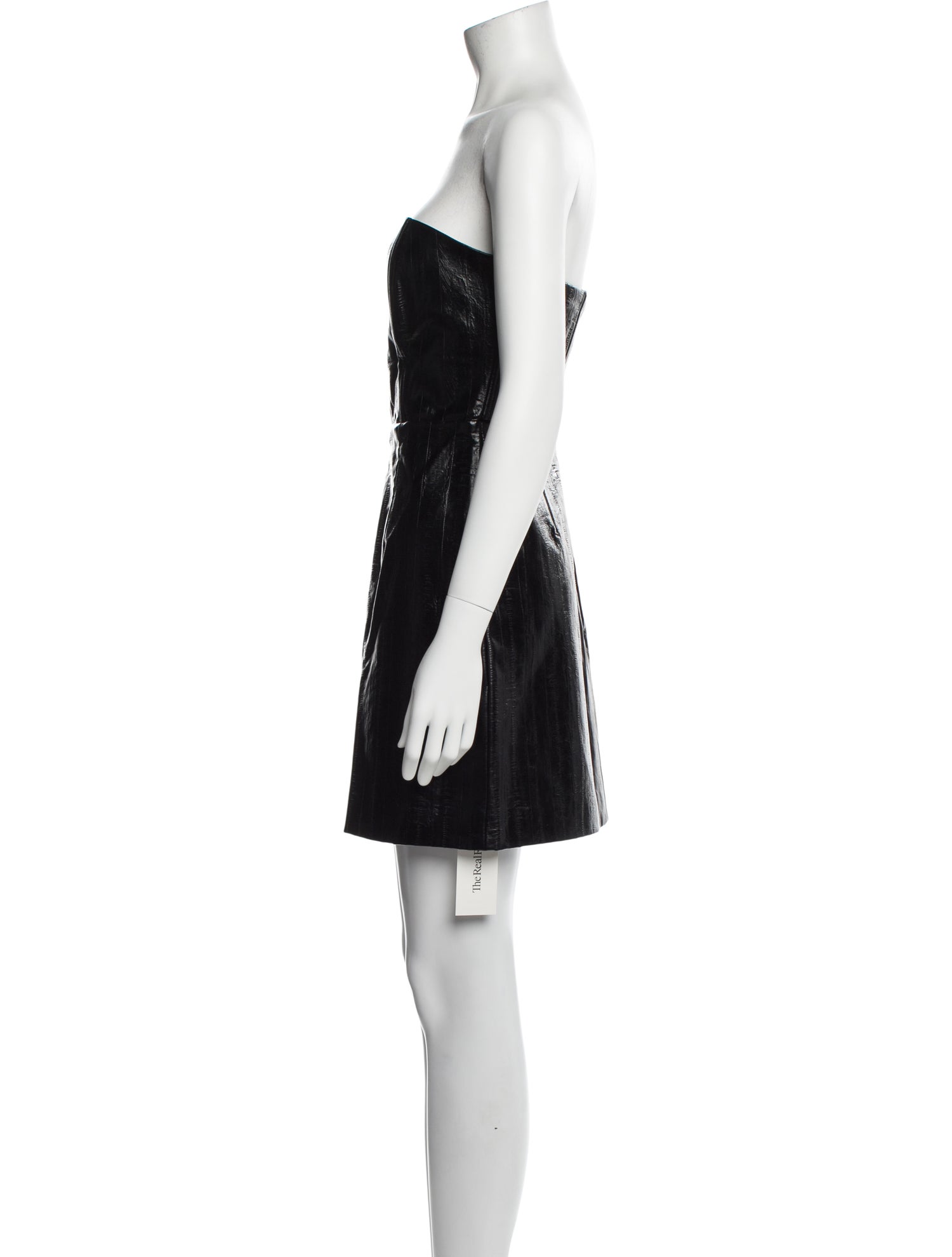 ROTATE Birger Christensen Faux Leather Mini Dress