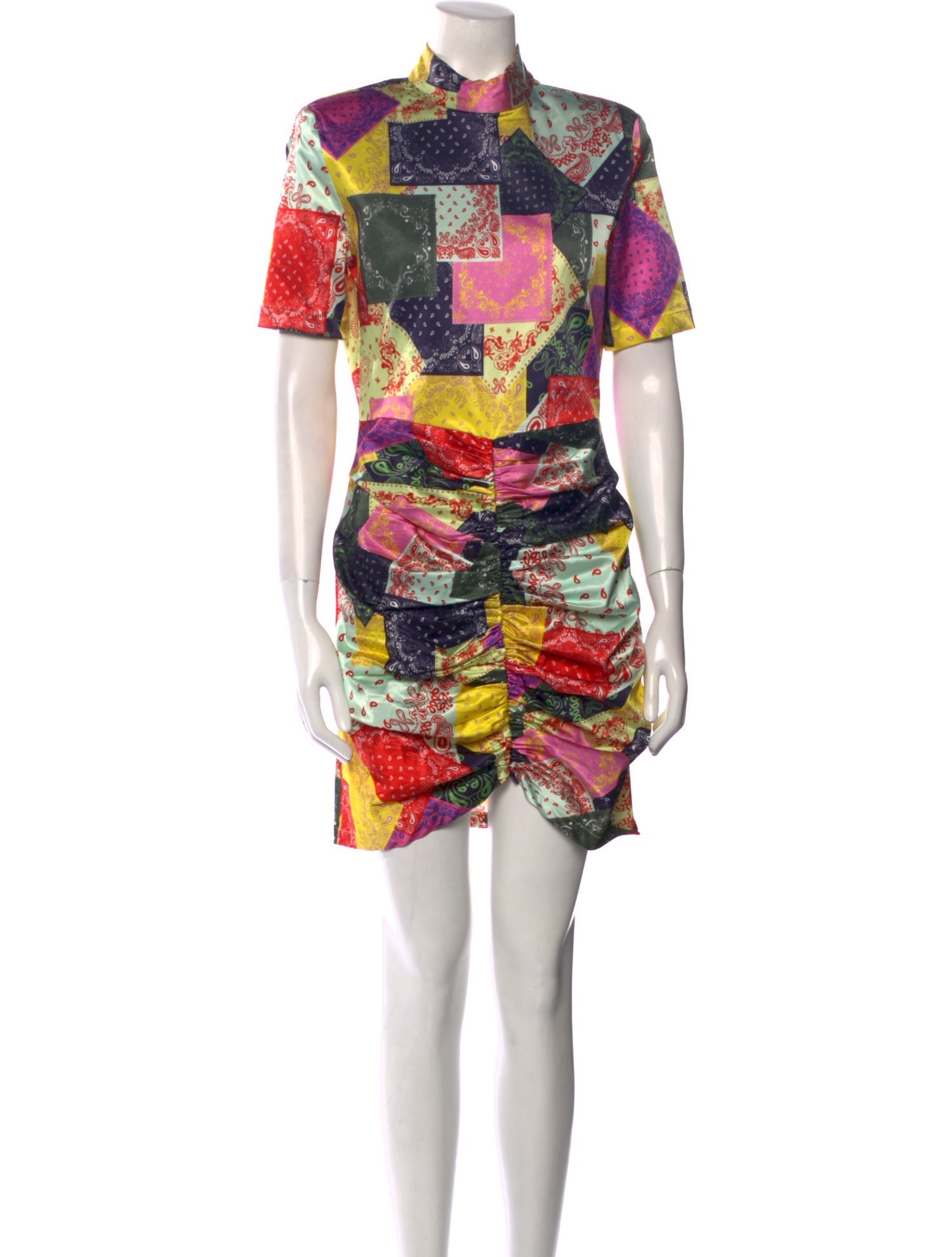 ROTATE Birger Christensen Printed Mini Dress