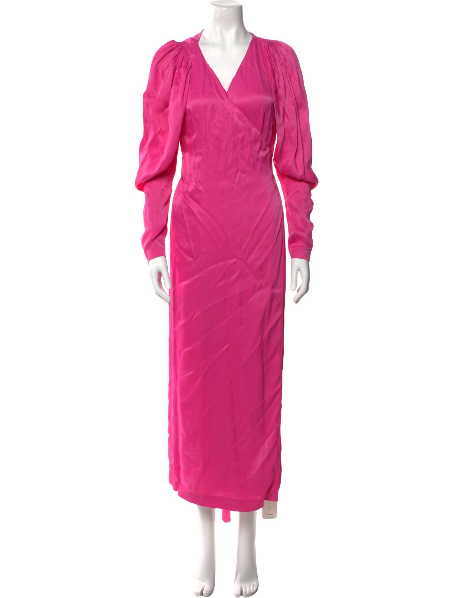 ROTATE Birger Christensen V-Neck Long Dress