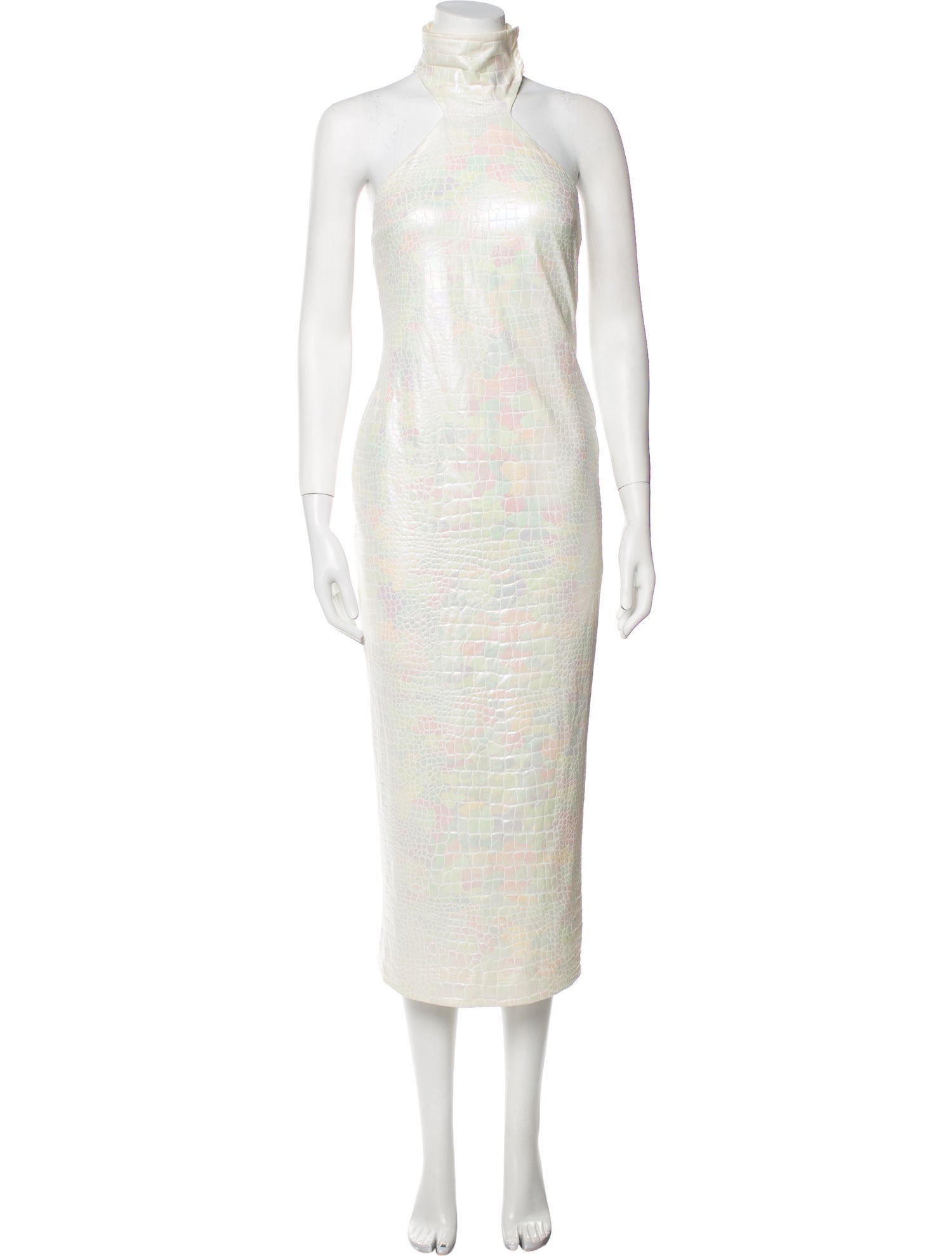 ROTATE Birger Christensen Printed Long Dress