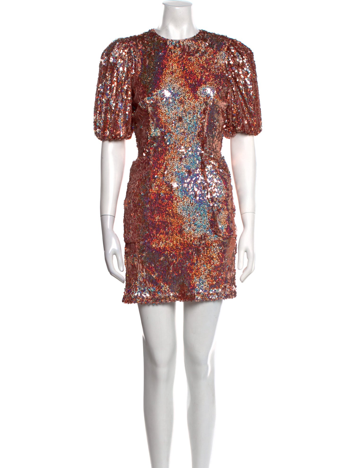 ROTATE Birger Christensen Patterned Mini Dress