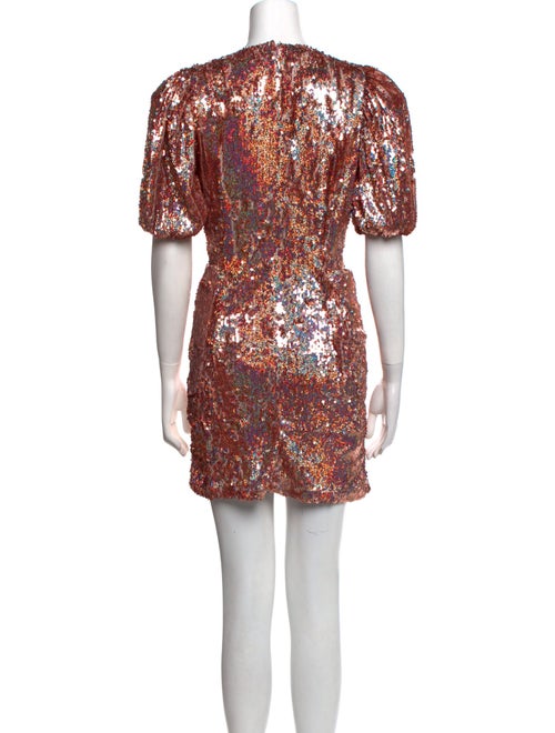ROTATE Birger Christensen Patterned Mini Dress