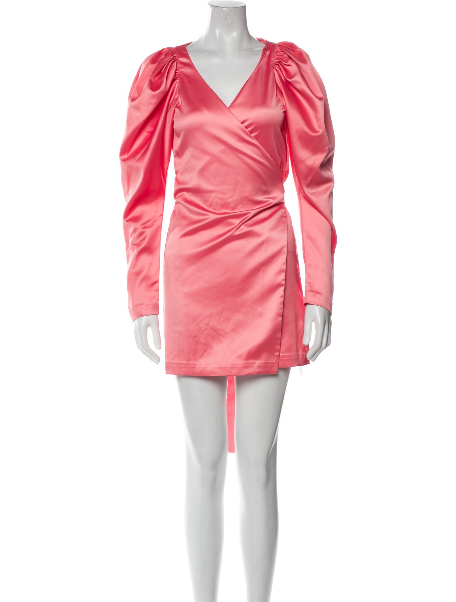 ROTATE Birger Christensen V-Neck Mini Dress