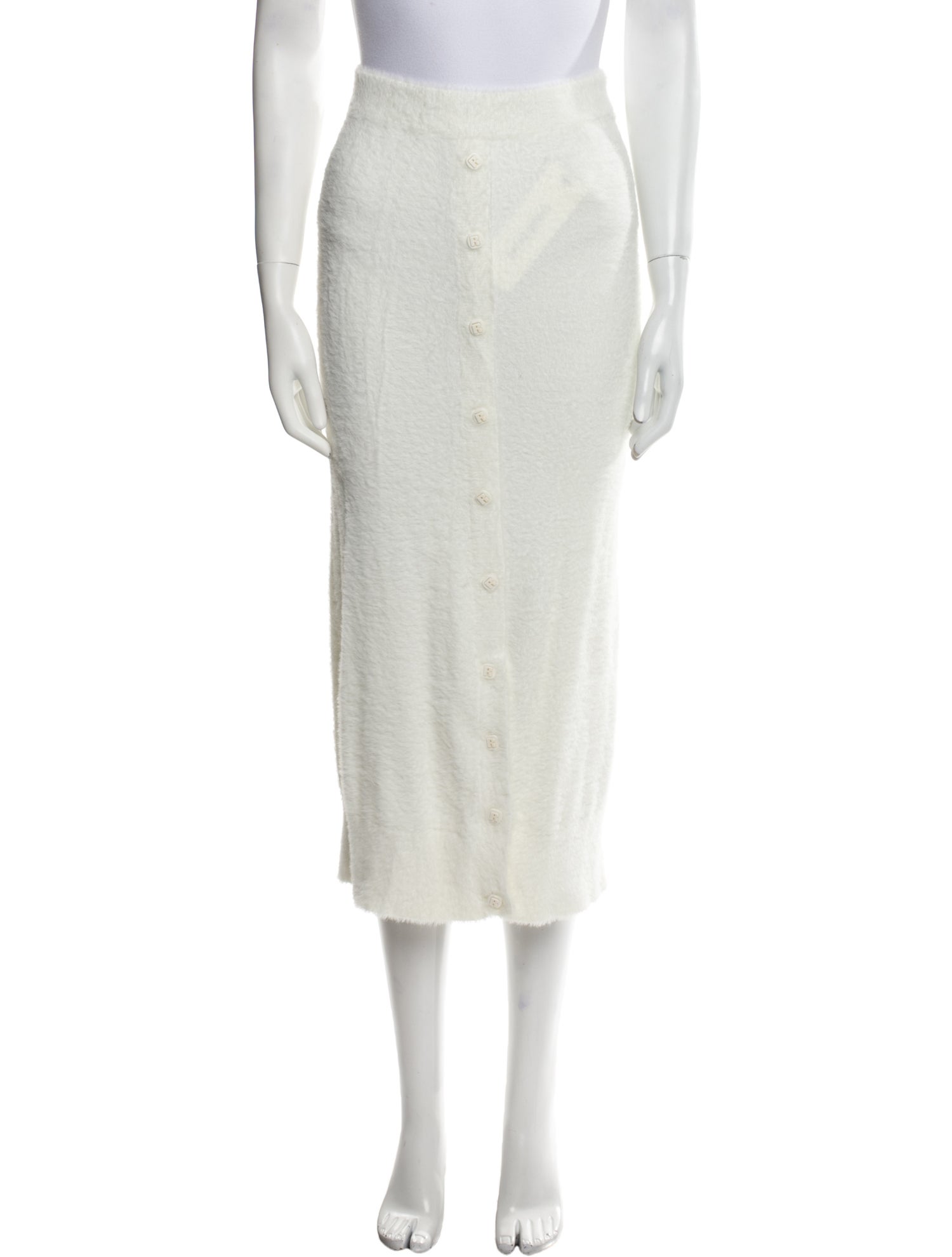 ROTATE Birger Christensen Nylon Midi Length Skirt