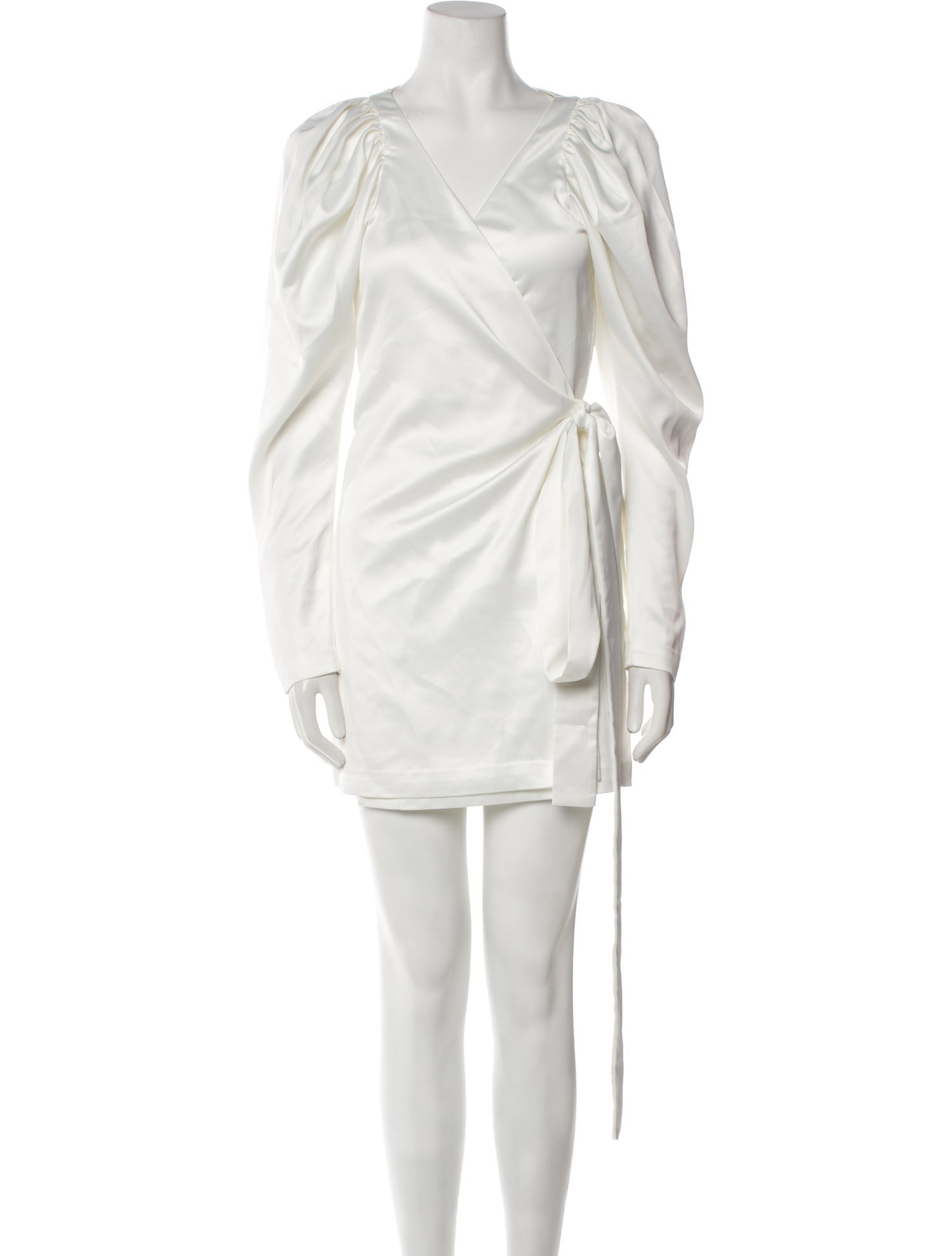 ROTATE Birger Christensen V-Neck Mini Dress