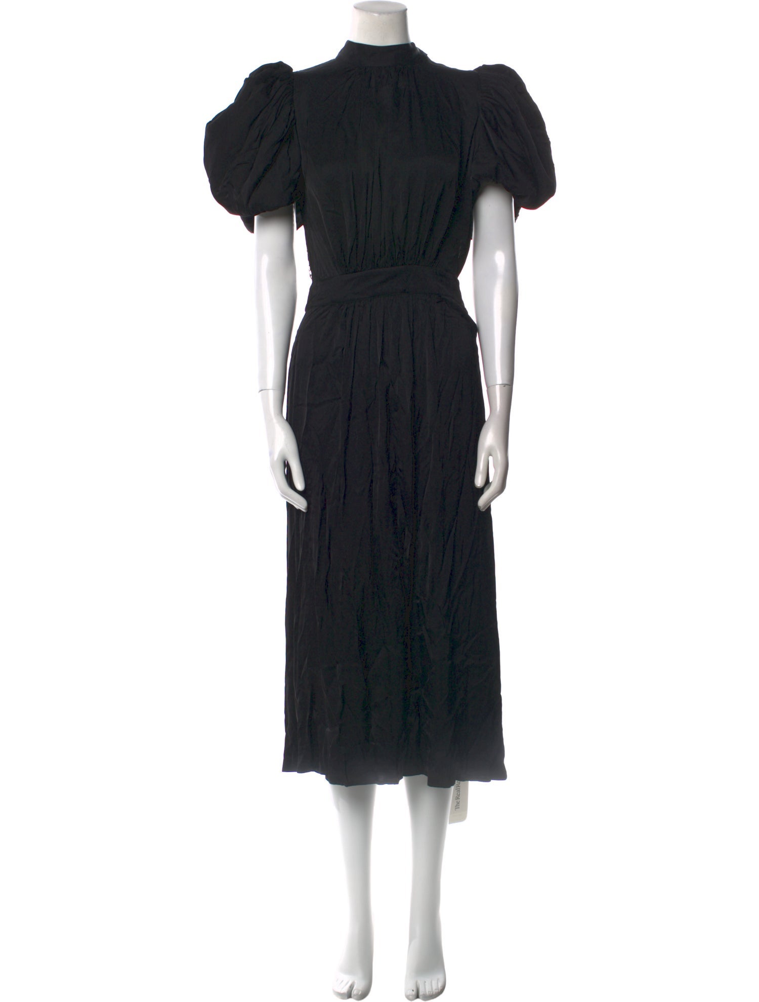 ROTATE Birger Christensen Mock Neck Midi Length Dress w/ Tags