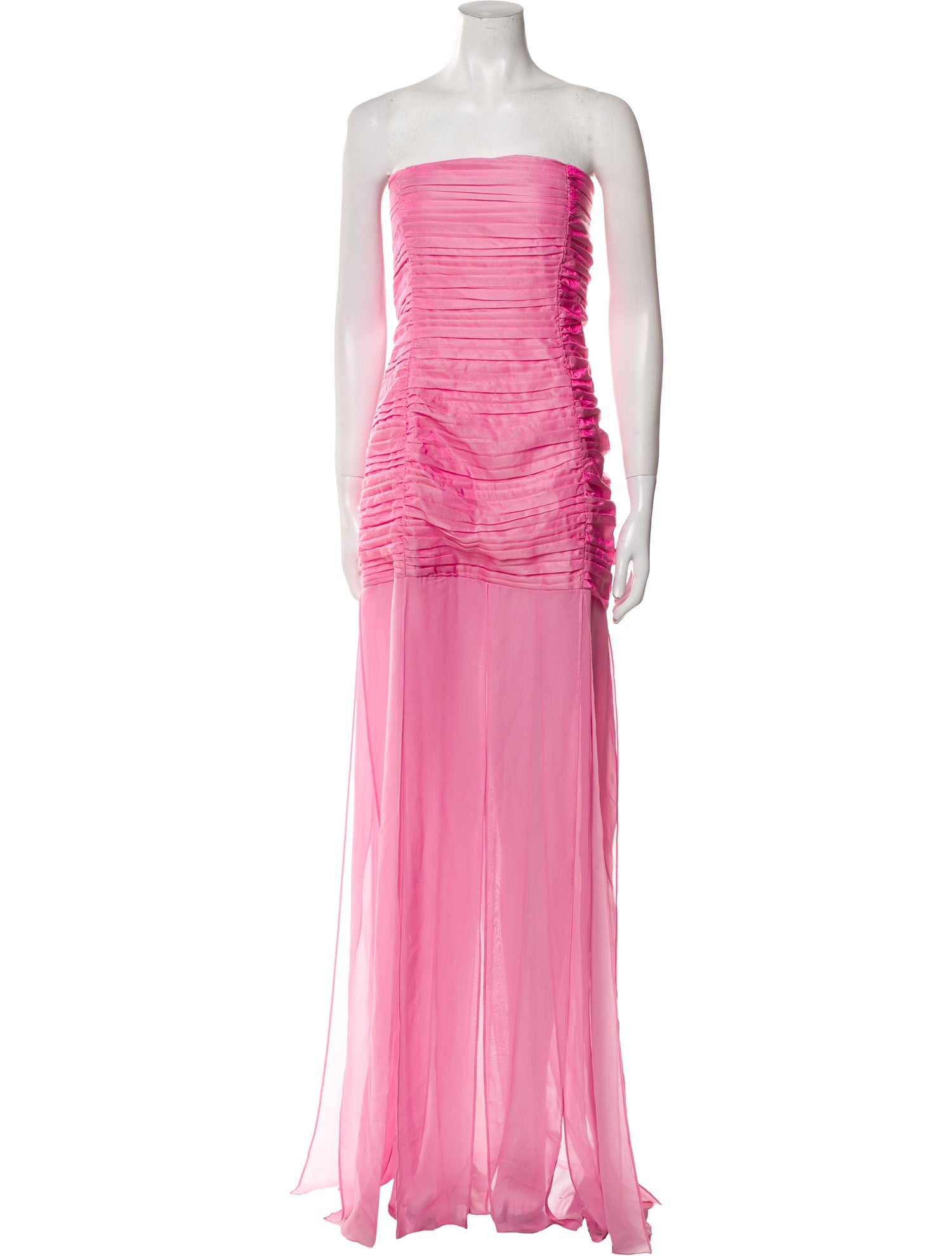 ROTATE Birger Christensen Strapless Long Dress