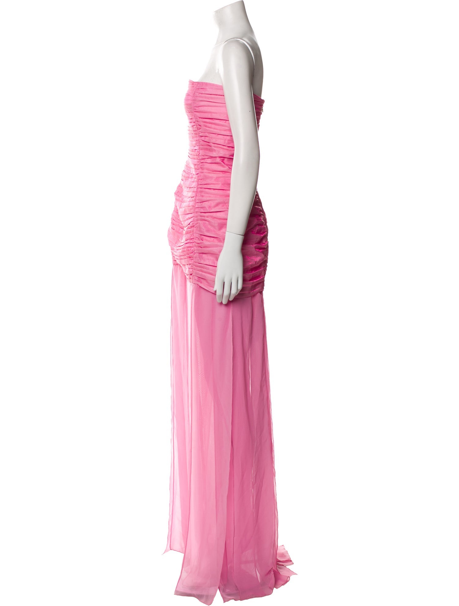 ROTATE Birger Christensen Strapless Long Dress