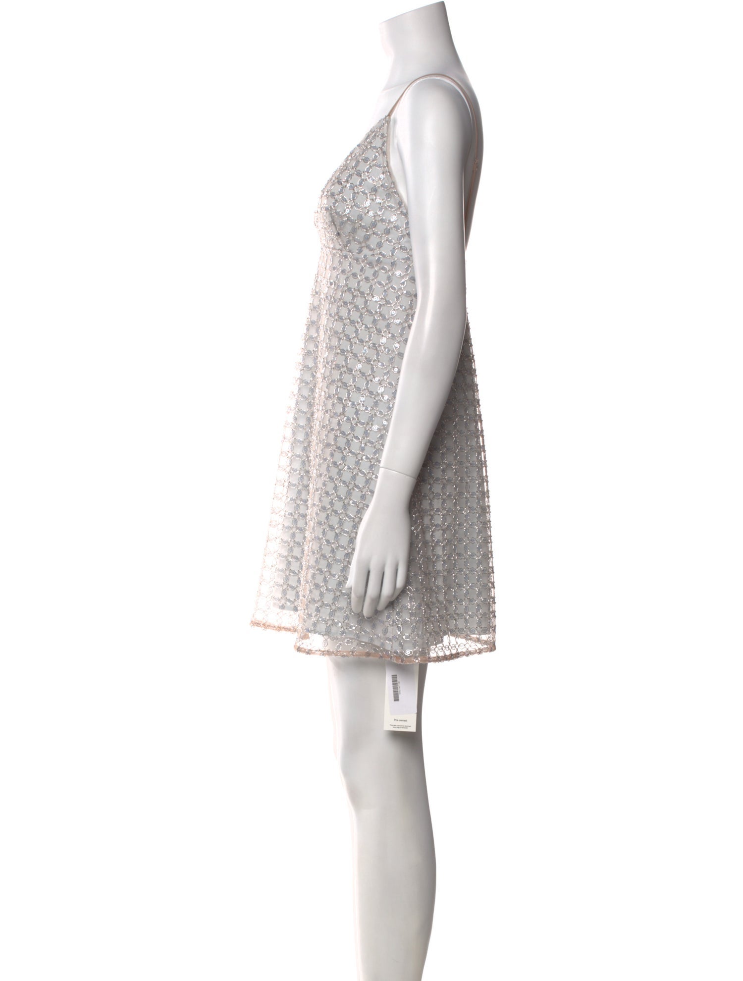 ROTATE Birger Christensen V-Neck Mini Dress