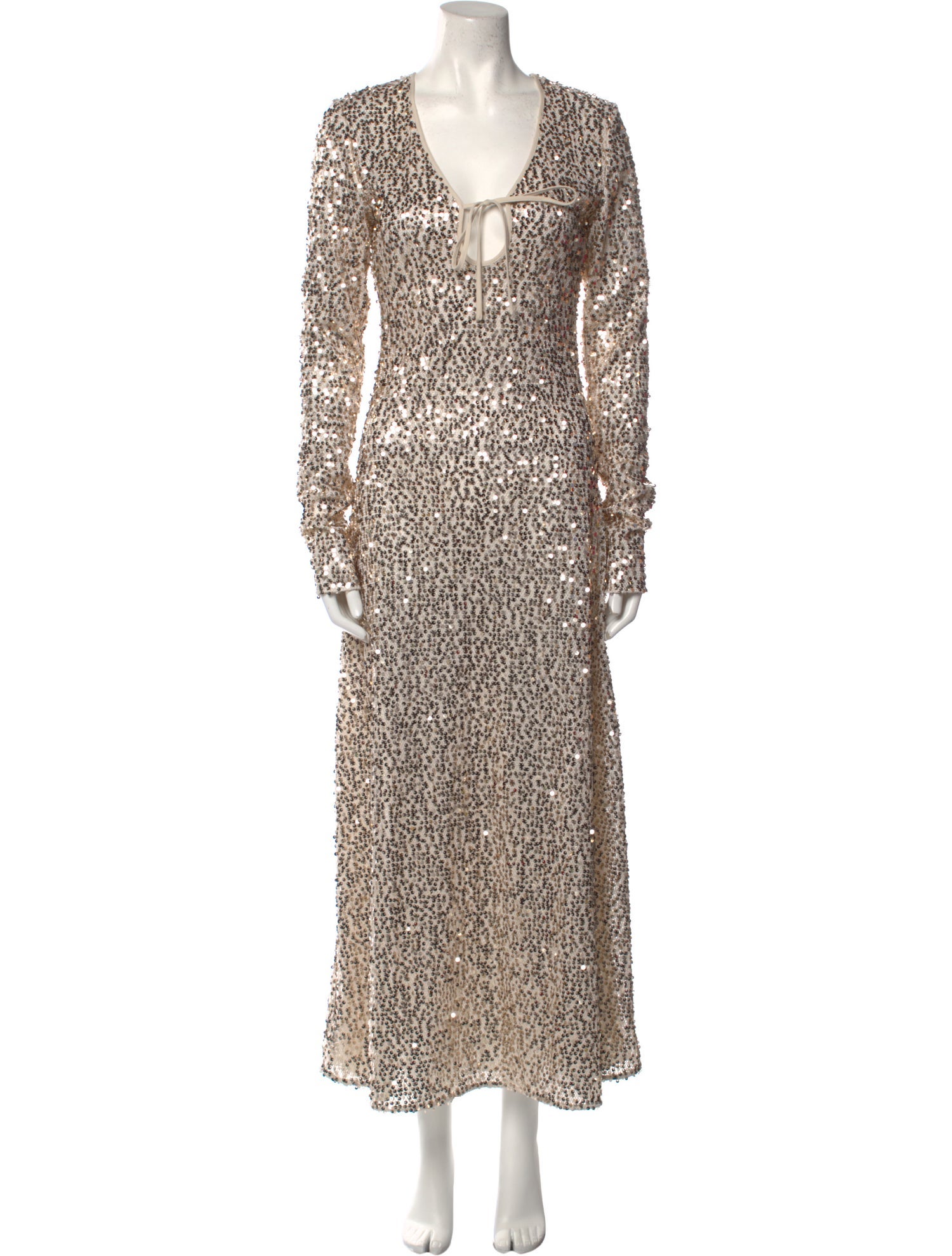 ROTATE Birger Christensen Sequin Long Dress