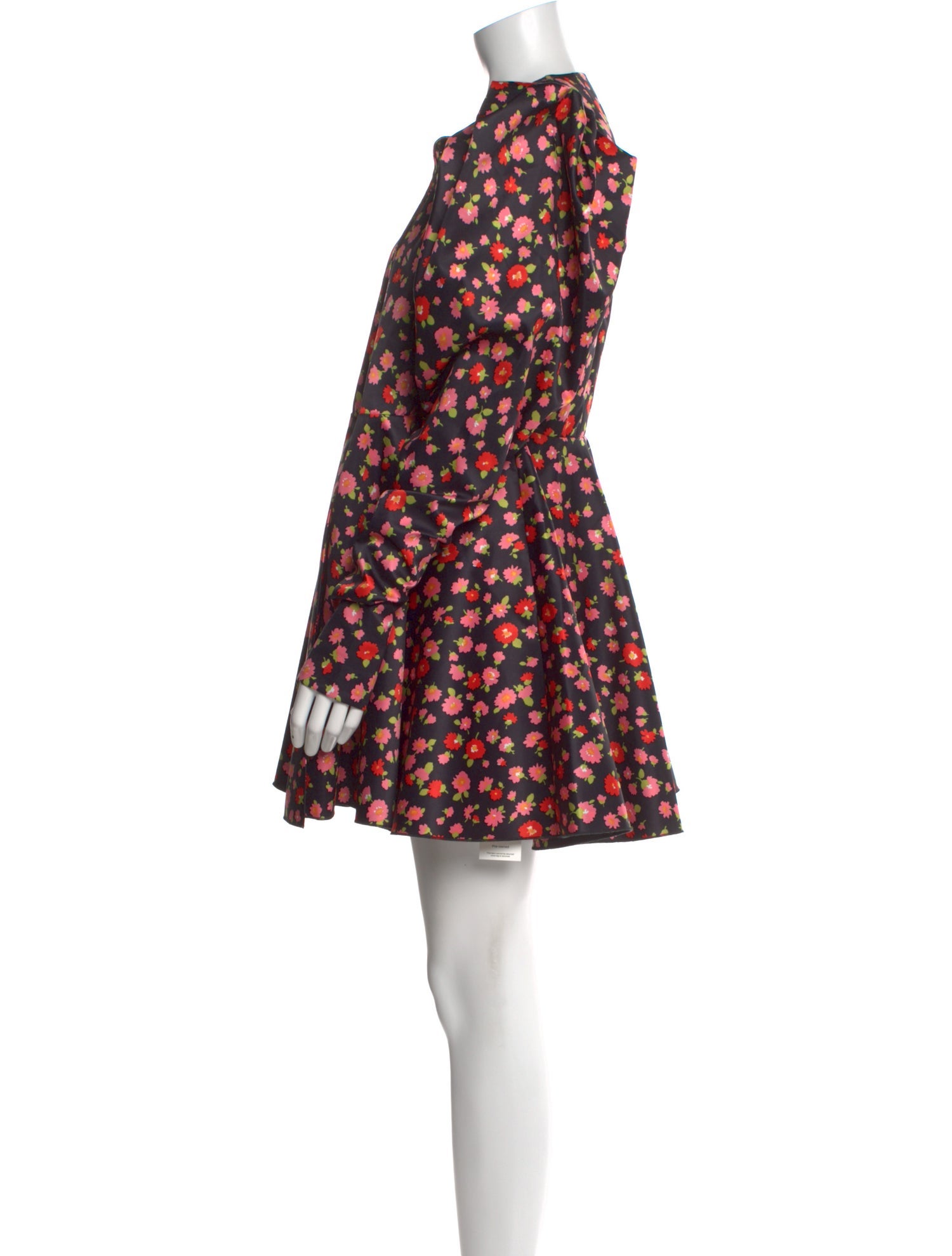 ROTATE Birger Christensen Floral Print Mini Dress