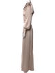 ROTATE Birger Christensen Cowl Neck Long Dress