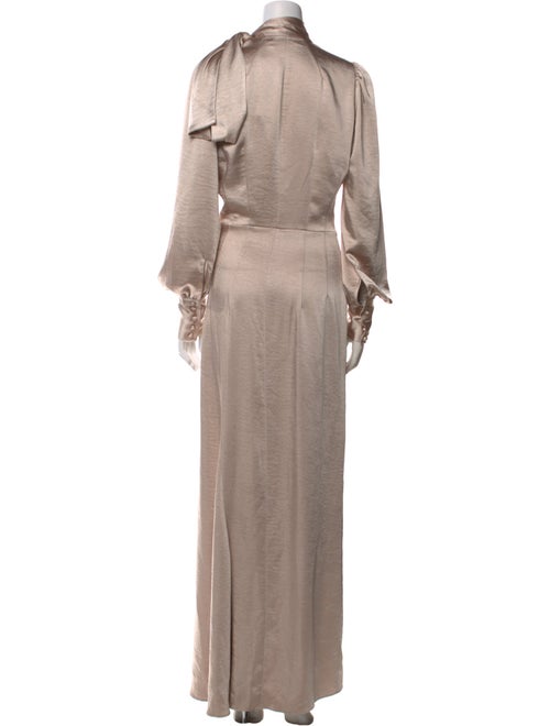 ROTATE Birger Christensen Cowl Neck Long Dress