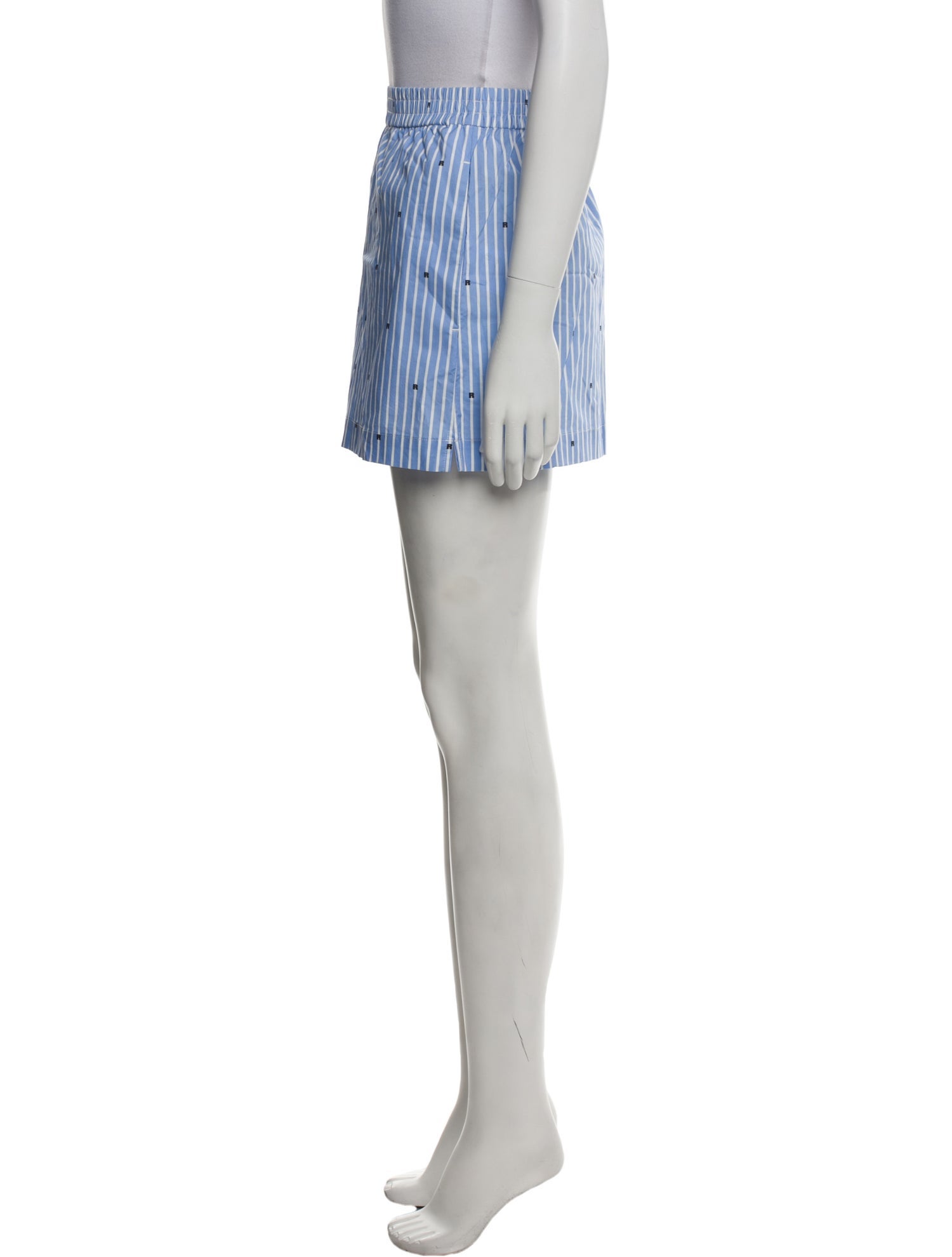 ROTATE Birger Christensen Striped Mini Shorts w/ Tags