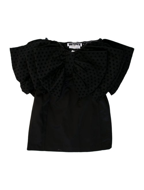 ROTATE Birger Christensen V-Neck Mini Dress