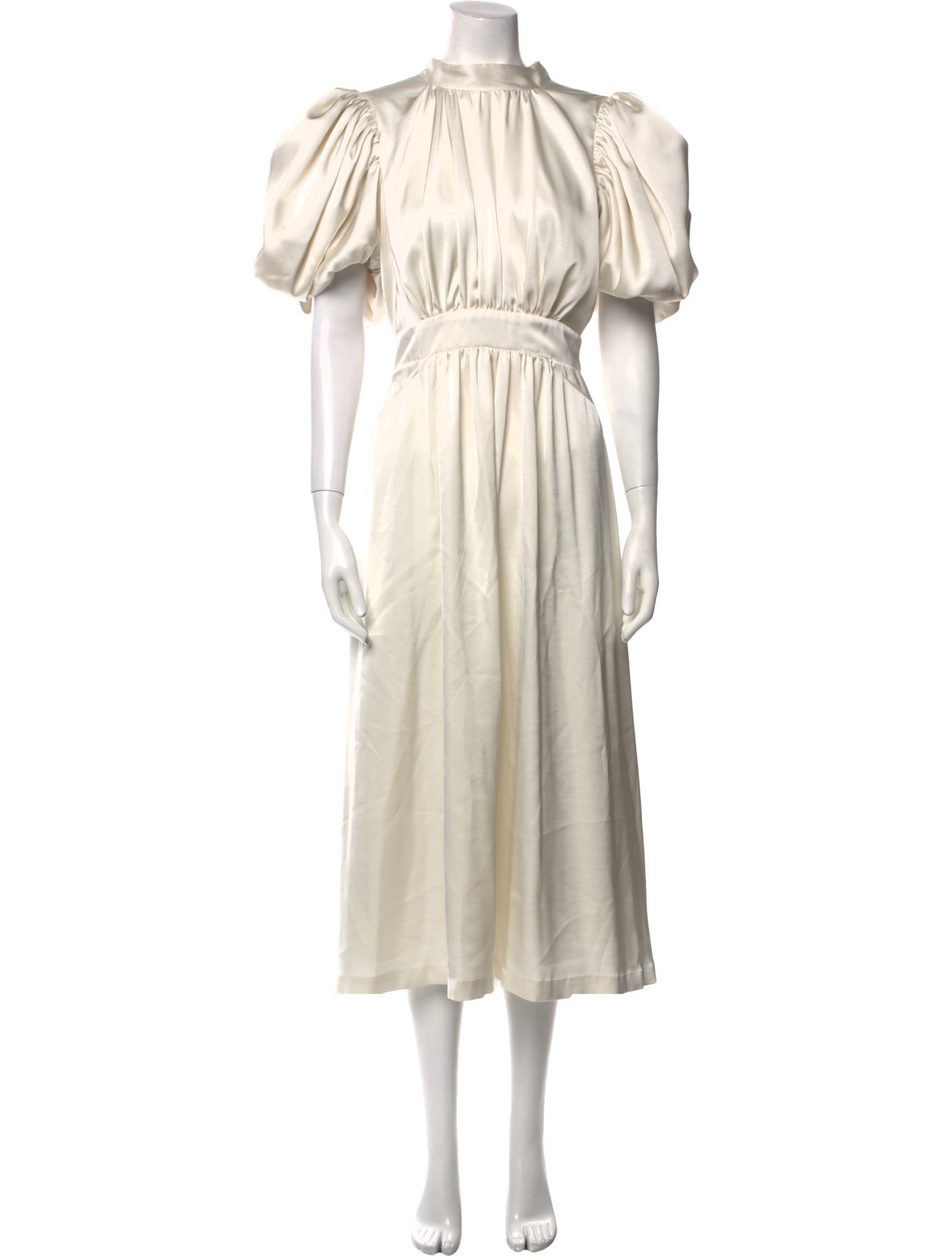 ROTATE Birger Christensen Mock Neck Long Dress