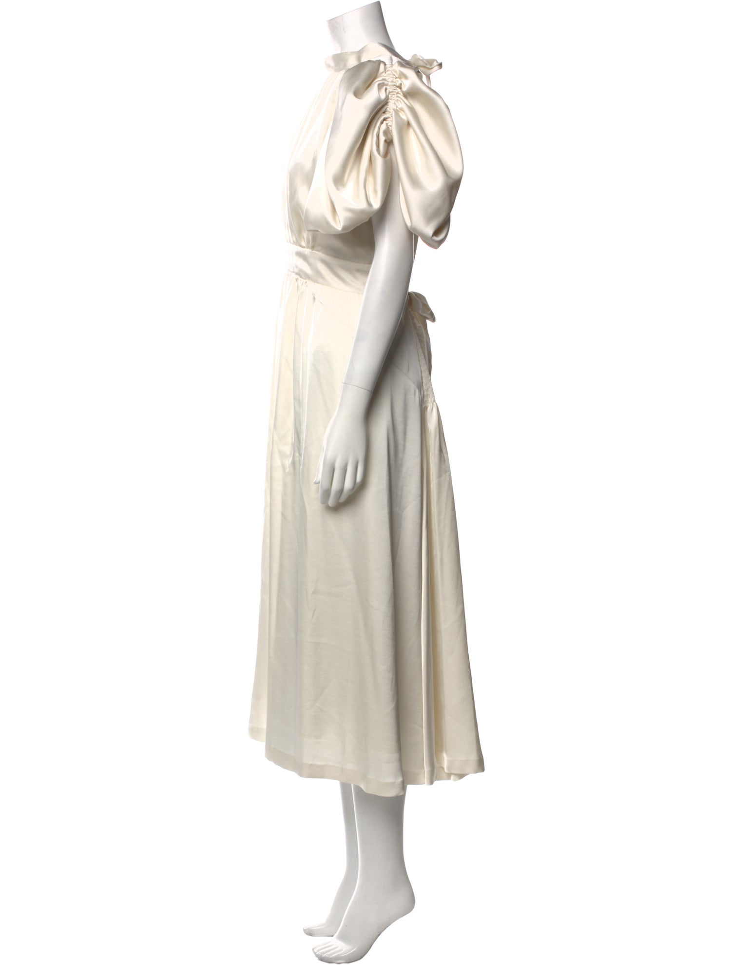 ROTATE Birger Christensen Mock Neck Long Dress