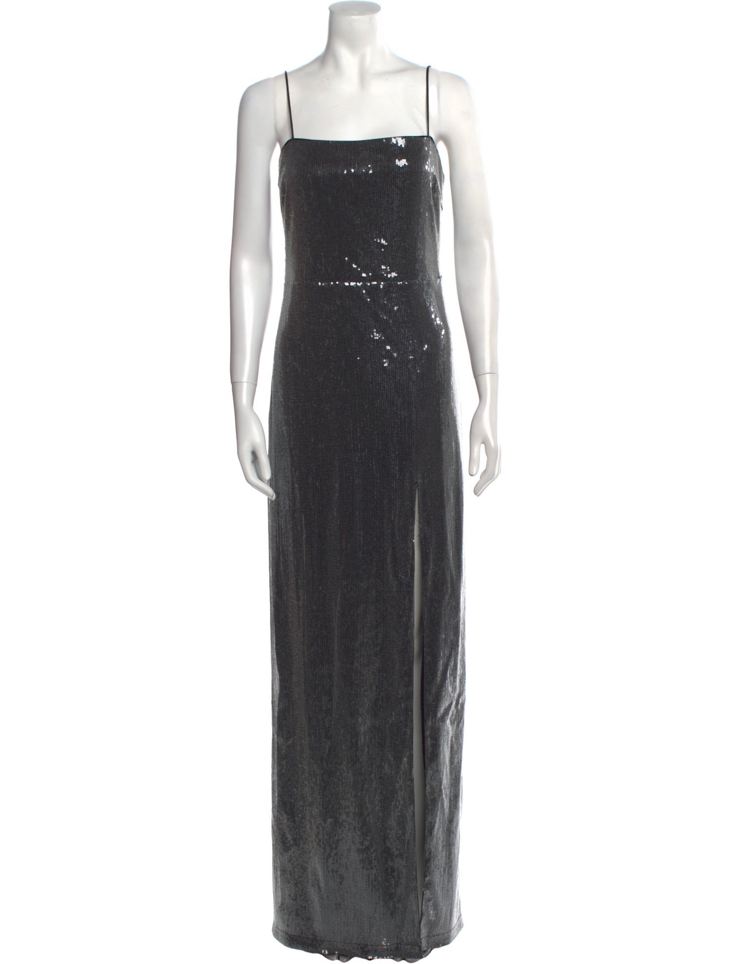 ROTATE Birger Christensen Square Neckline Long Dress