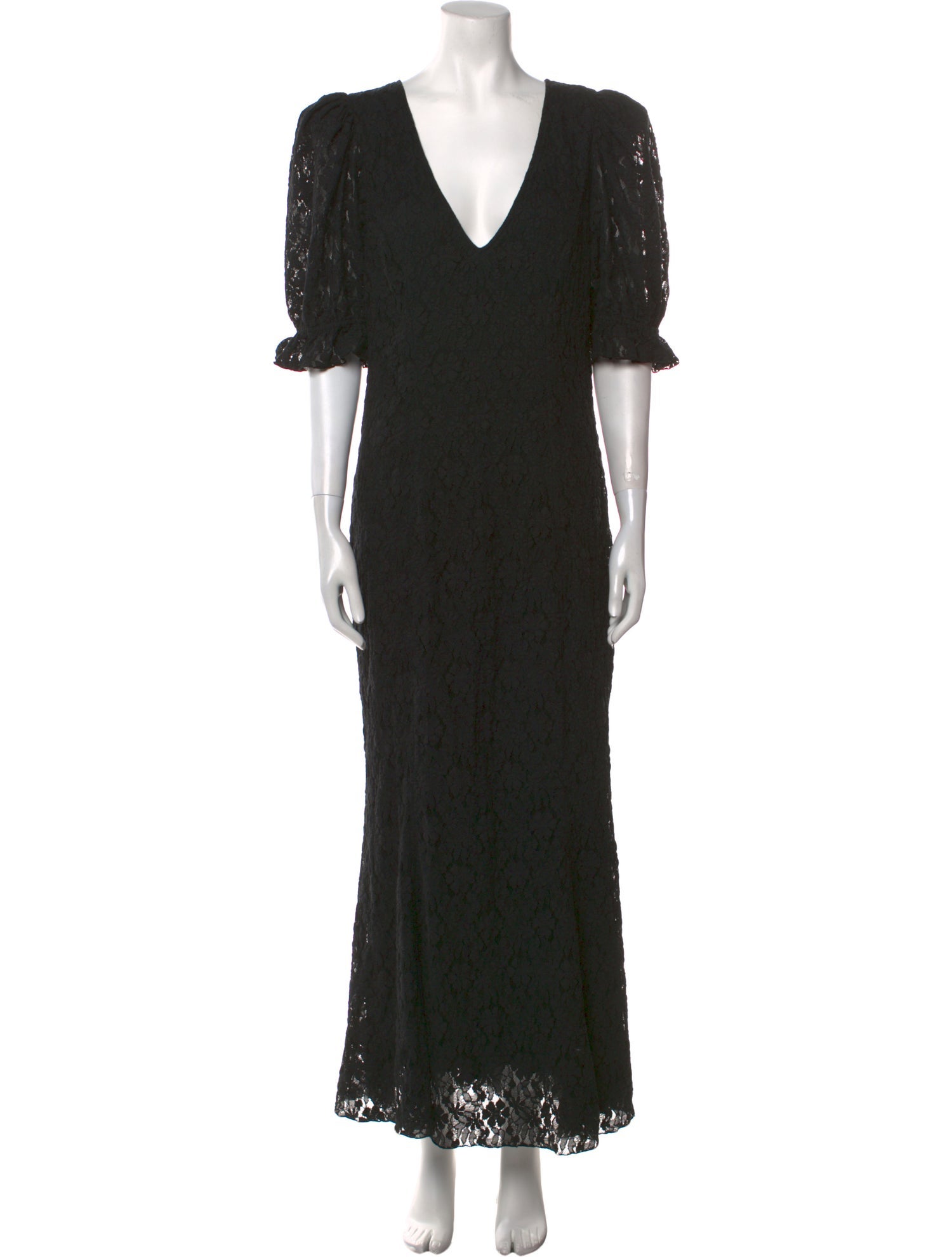 ROTATE Birger Christensen Lace Long Dress