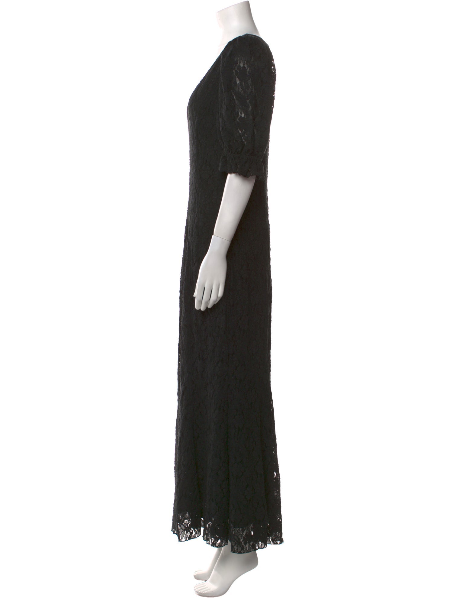 ROTATE Birger Christensen Lace Long Dress
