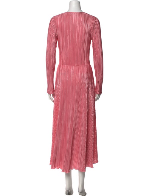 ROTATE Birger Christensen V-Neck Long Dress