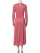ROTATE Birger Christensen V-Neck Long Dress