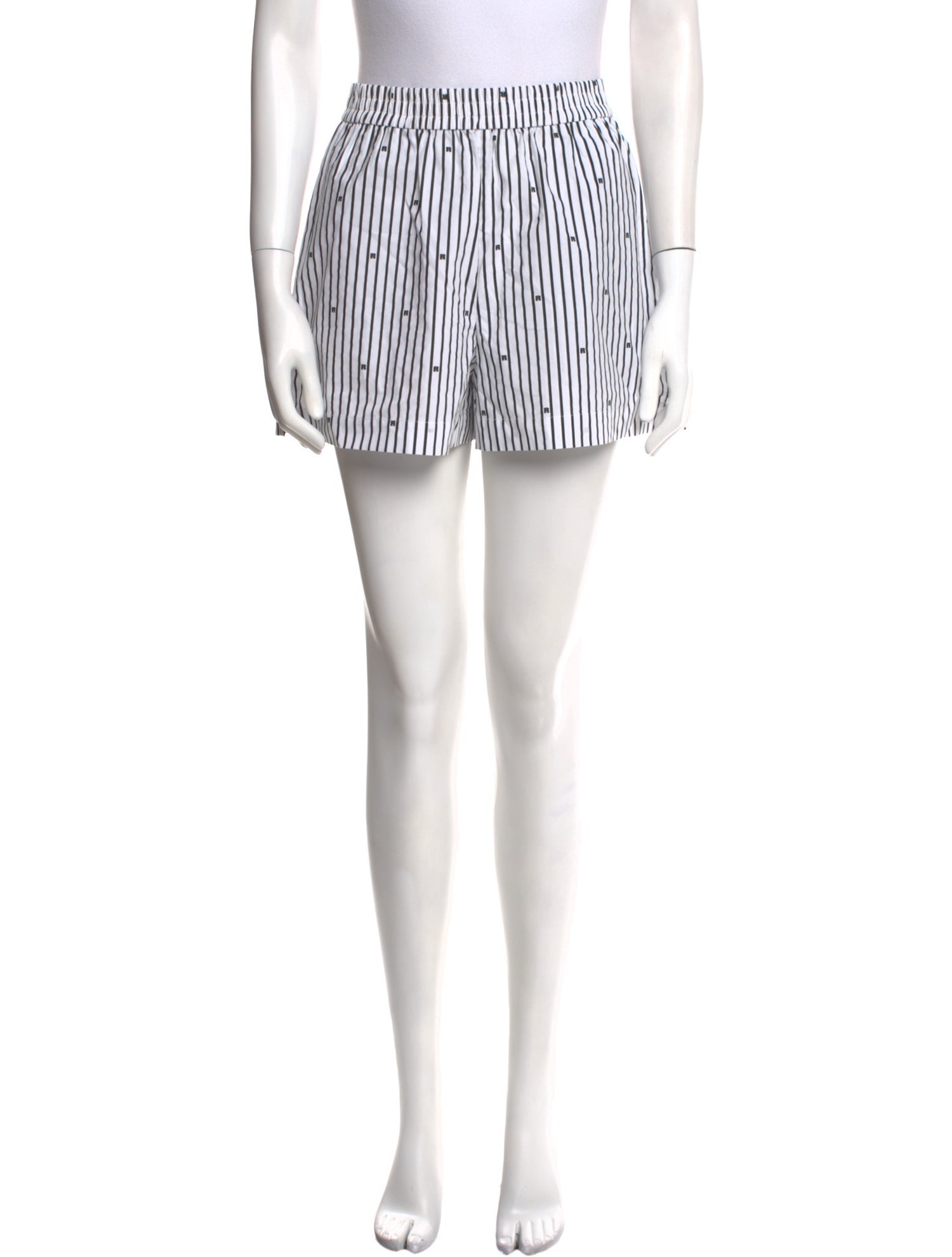 ROTATE Birger Christensen Striped Mini Shorts w/ Tags