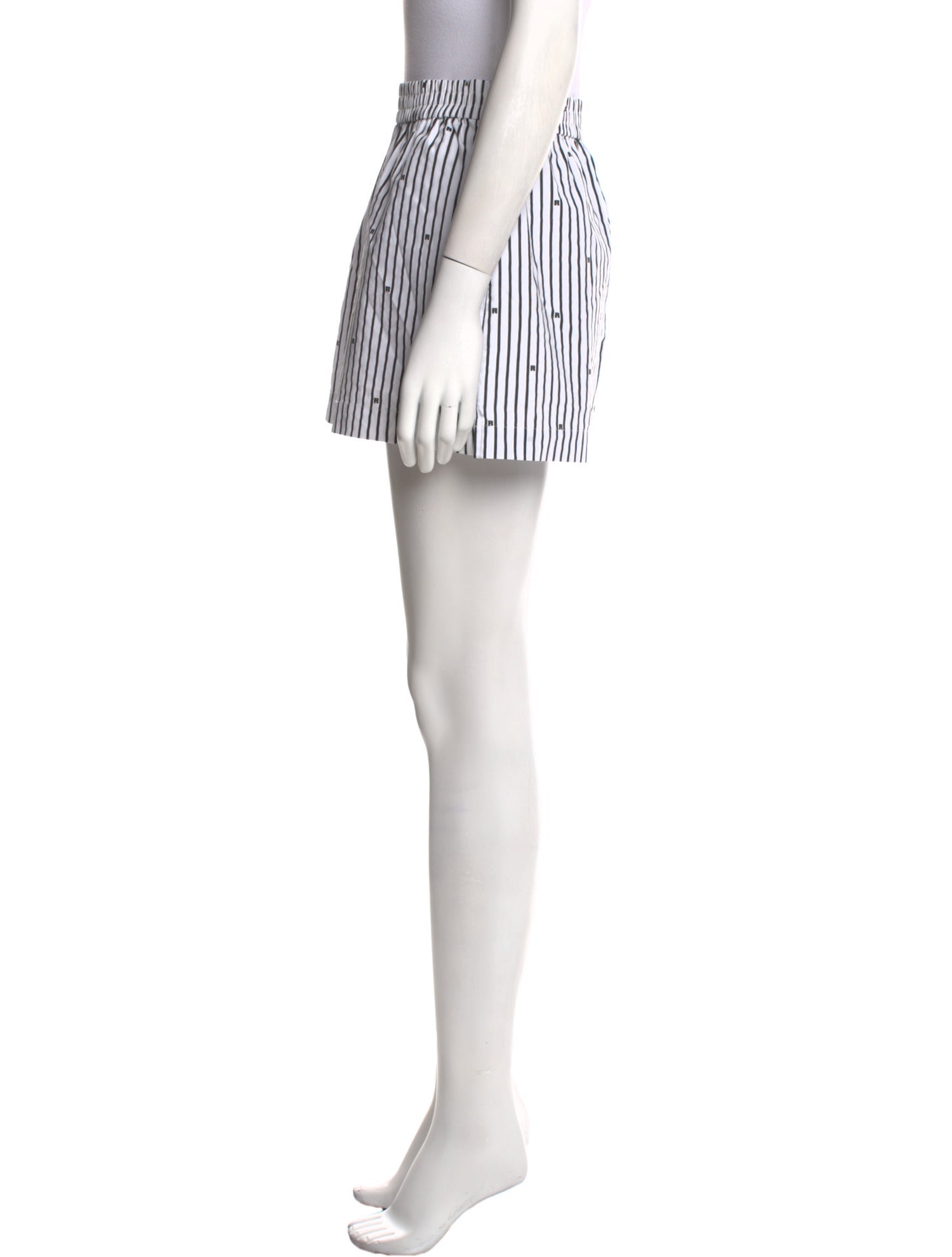 ROTATE Birger Christensen Striped Mini Shorts w/ Tags