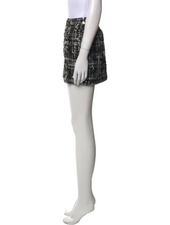 ROTATE Birger Christensen Tweed Pattern Mini Skirt