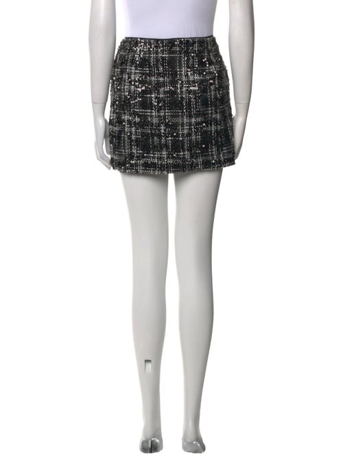ROTATE Birger Christensen Tweed Pattern Mini Skirt