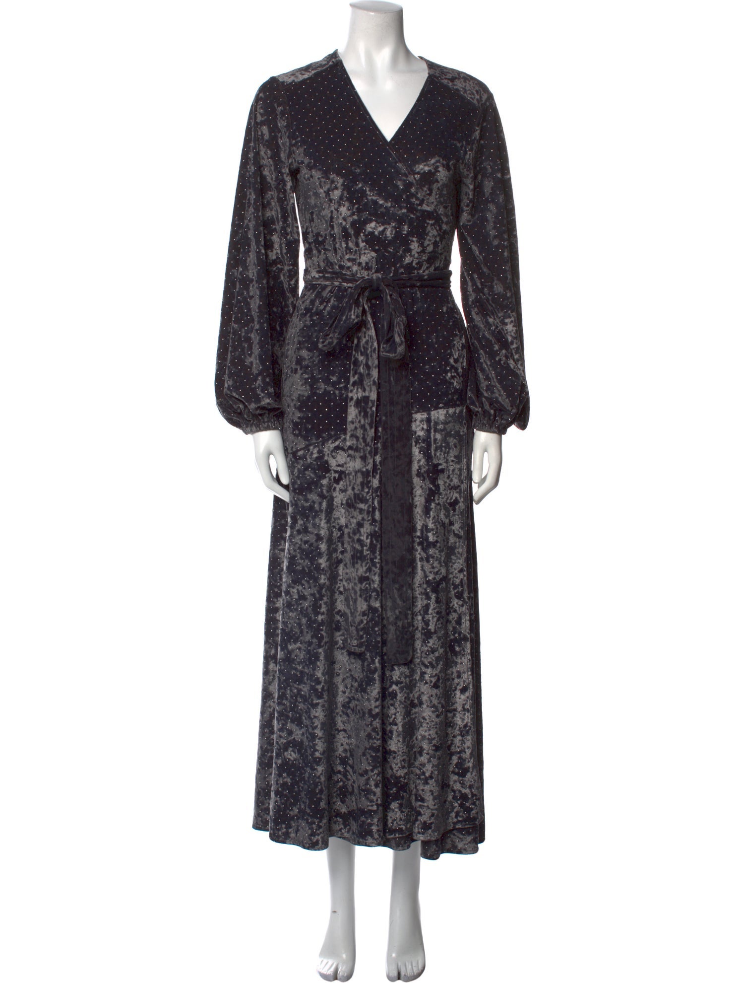 ROTATE Birger Christensen Printed Long Dress