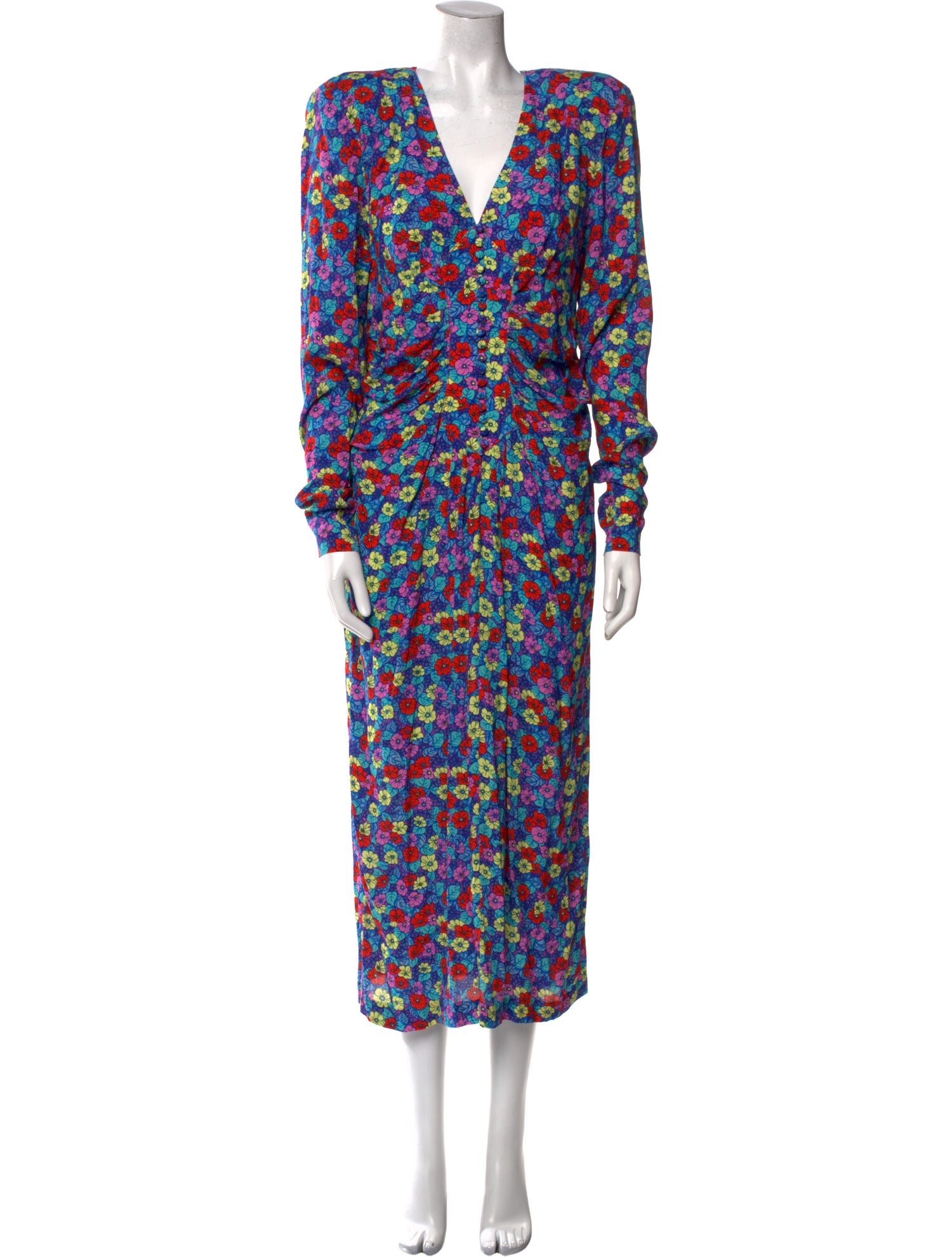ROTATE Birger Christensen Floral Print Long Dress w/ Tags