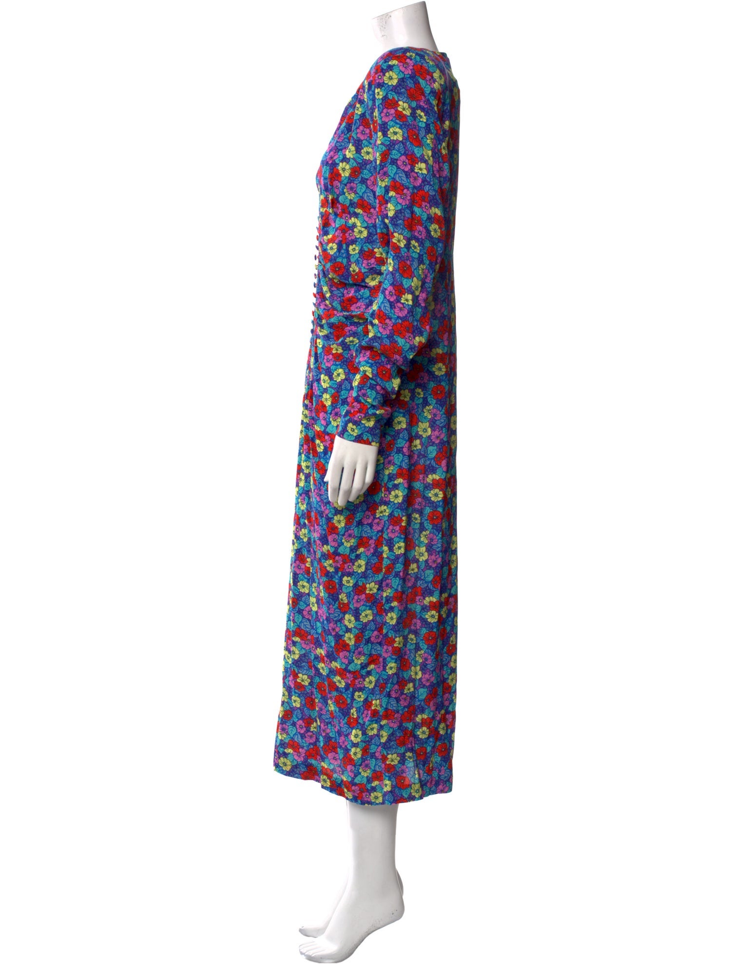 ROTATE Birger Christensen Floral Print Long Dress w/ Tags