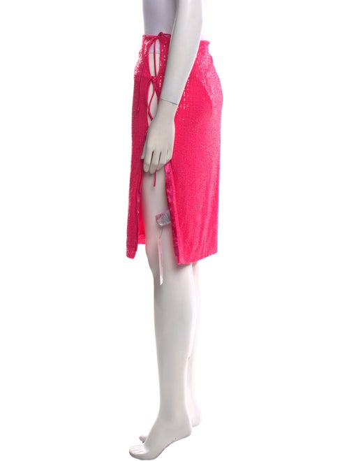 ROTATE Birger Christensen Sequin Embellishments Knee-Length Skirt