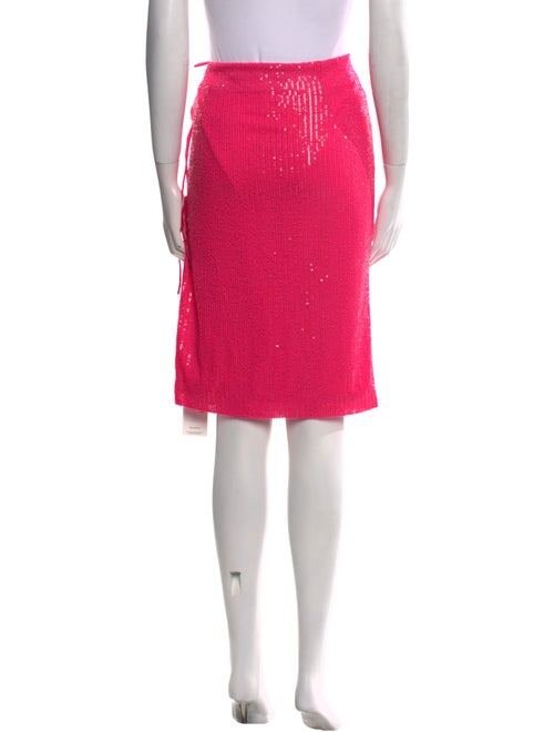 ROTATE Birger Christensen Sequin Embellishments Knee-Length Skirt