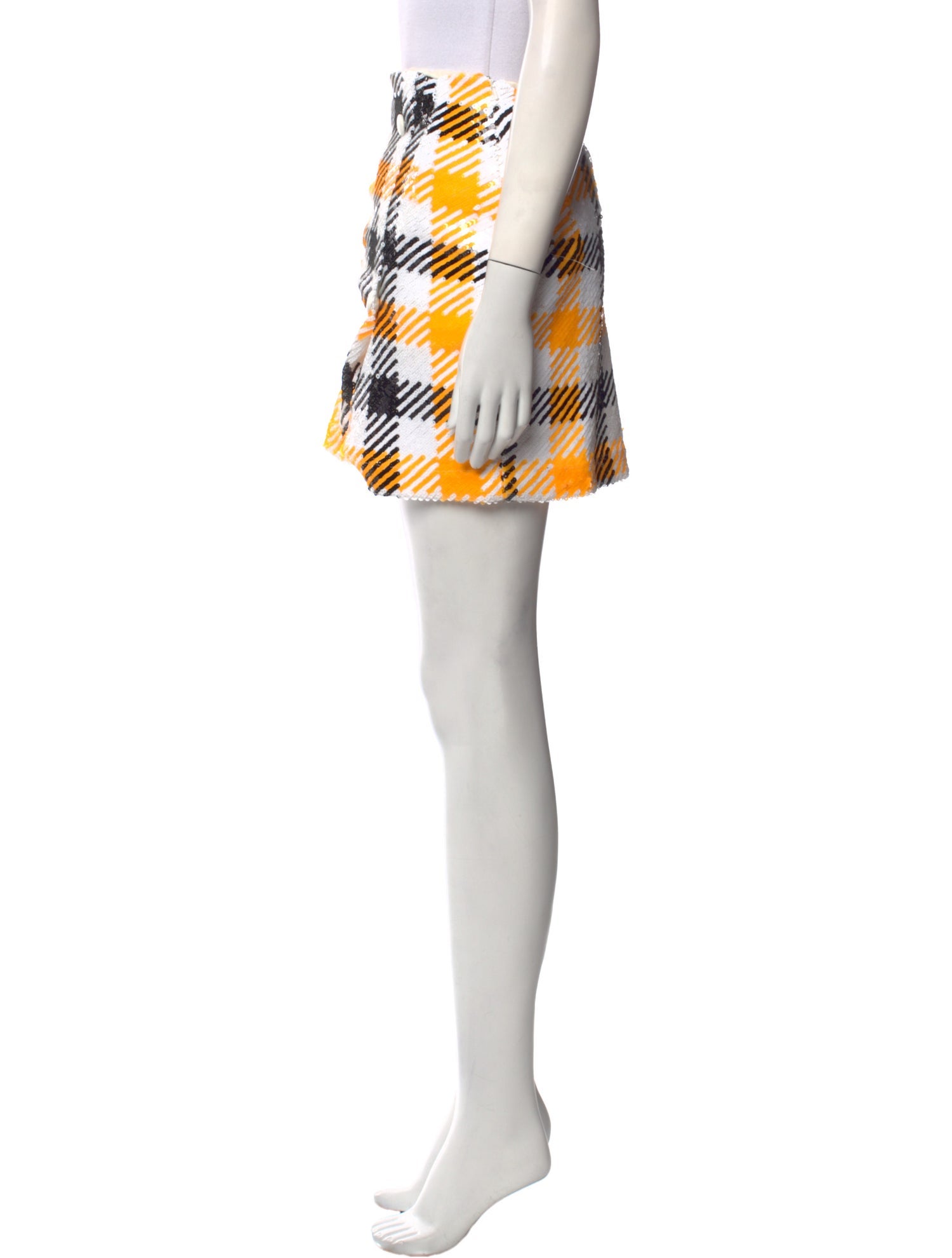 ROTATE Birger Christensen Sequin Mini Skirt