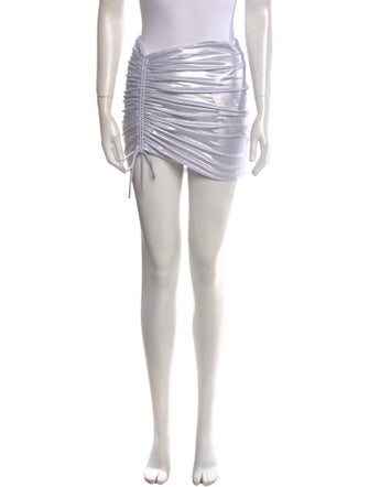 ROTATE Birger Christensen Pleated Accents Mini Skirt