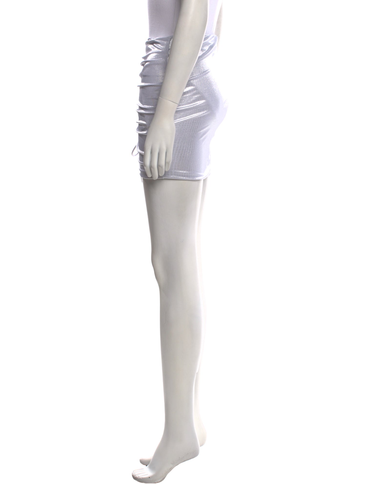 ROTATE Birger Christensen Pleated Accents Mini Skirt