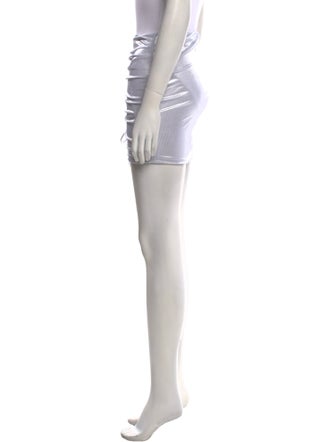 ROTATE Birger Christensen Pleated Accents Mini Skirt