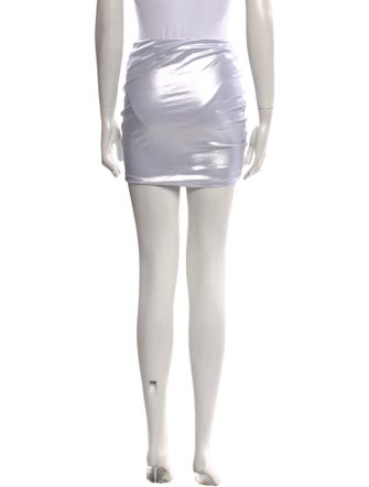 ROTATE Birger Christensen Pleated Accents Mini Skirt