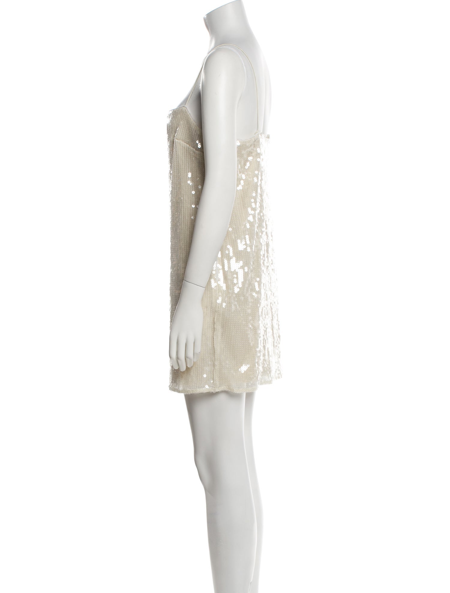 ROTATE Birger Christensen Square Neckline Mini Dress