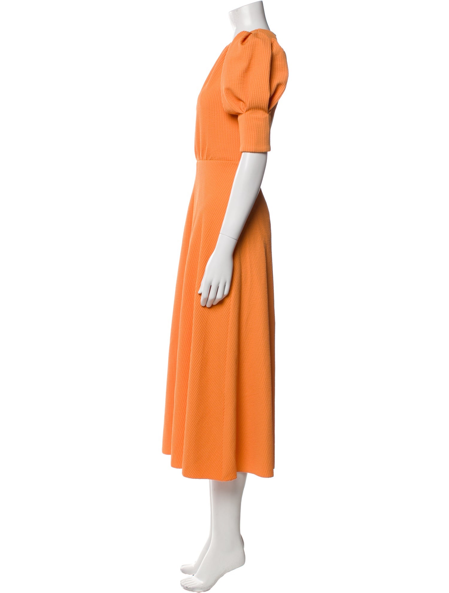 ROTATE Birger Christensen Crew Neck Long Dress