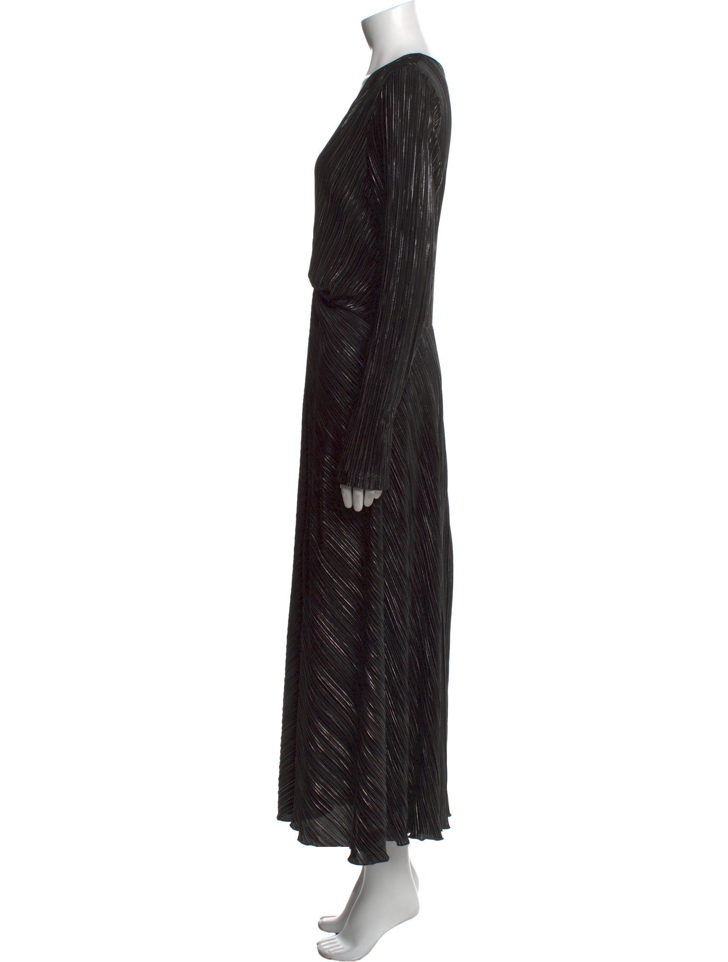 ROTATE Birger Christensen V-Neck Long Dress