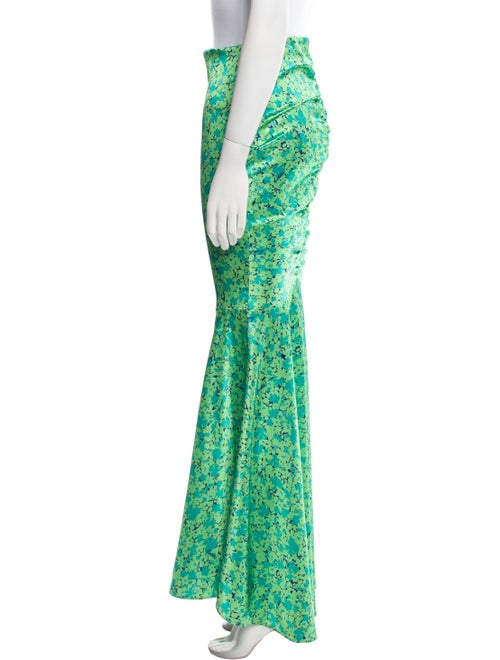 ROTATE Birger Christensen Floral Print Long Skirt