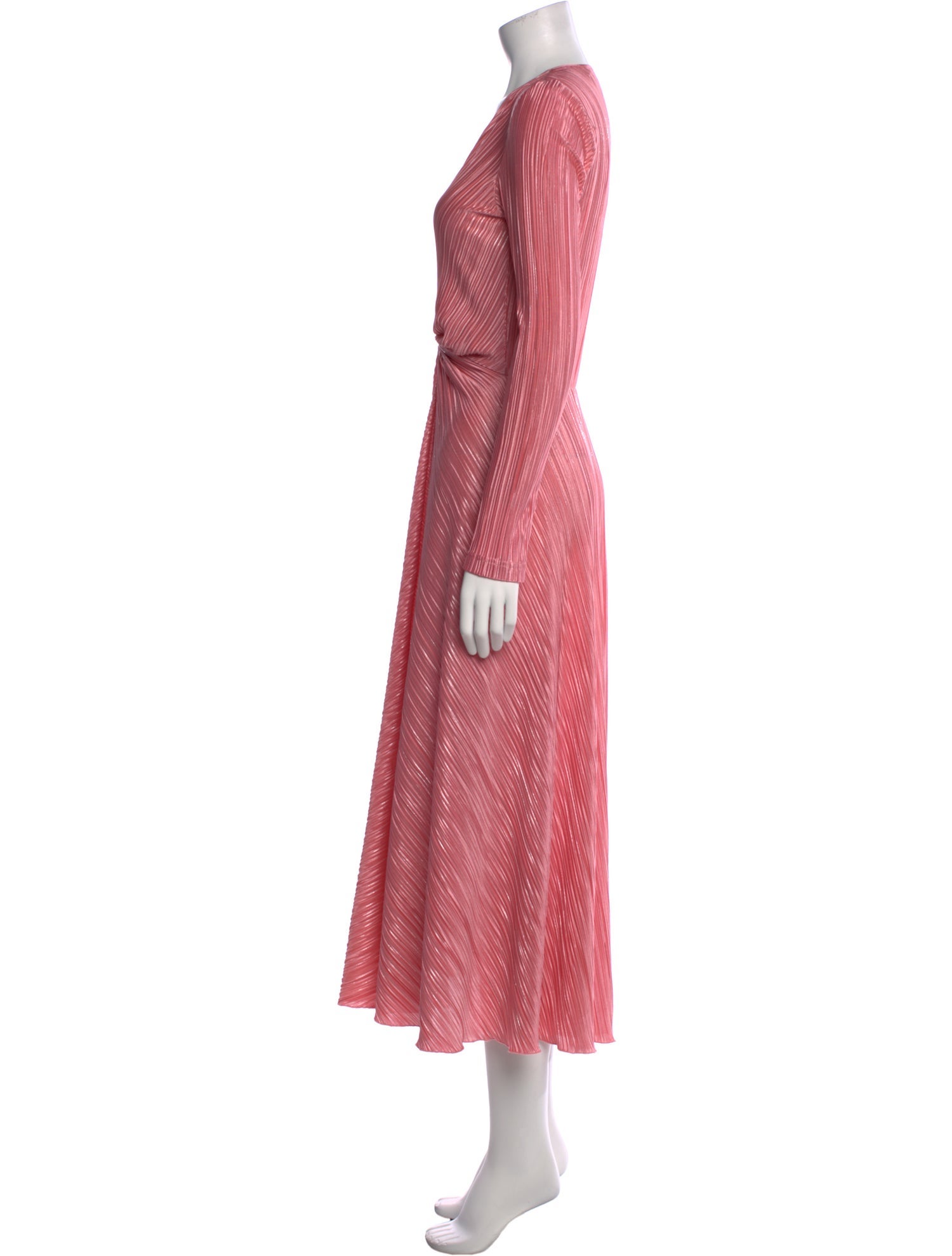 ROTATE Birger Christensen V-Neck Long Dress