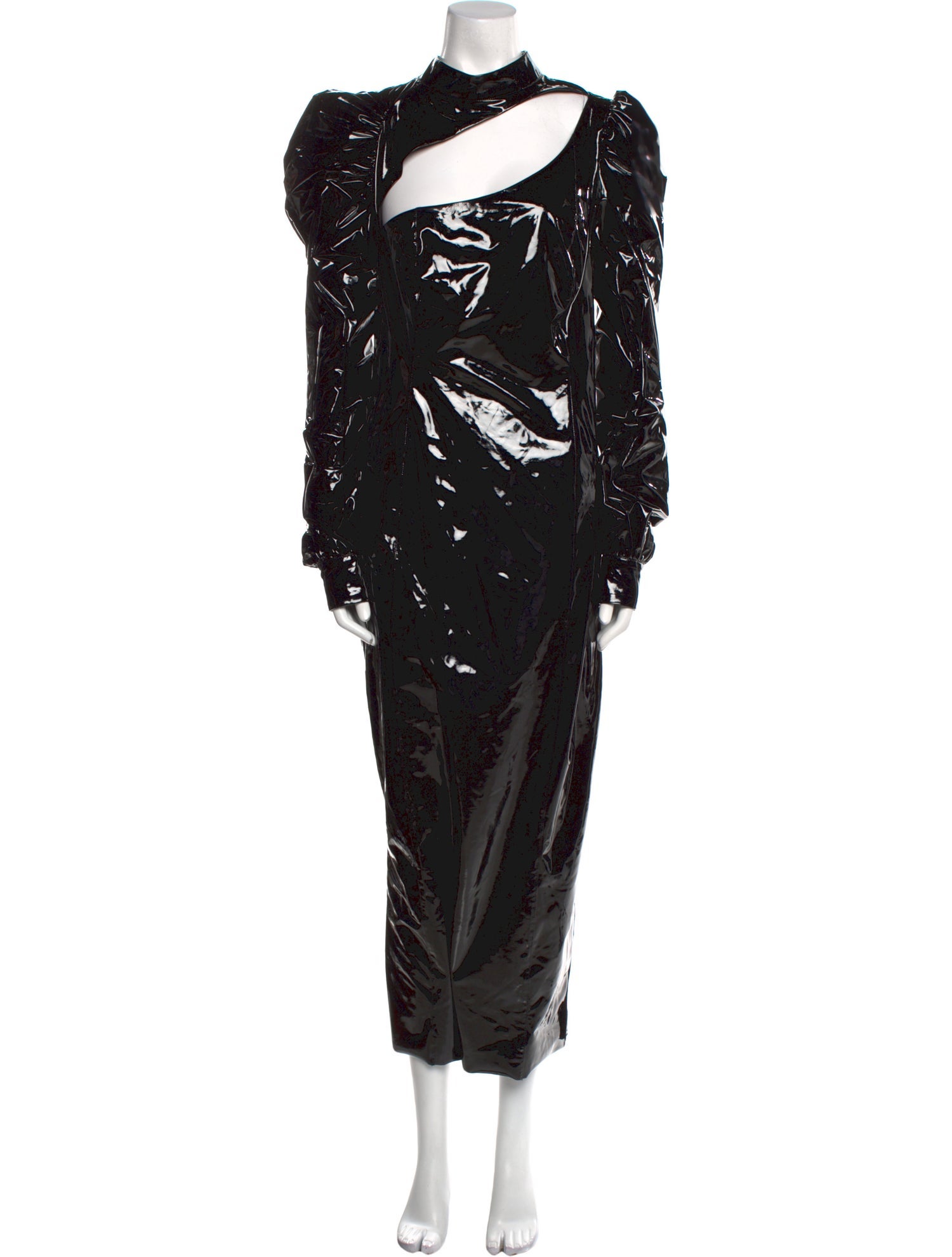 ROTATE Birger Christensen Printed Midi Length Dress